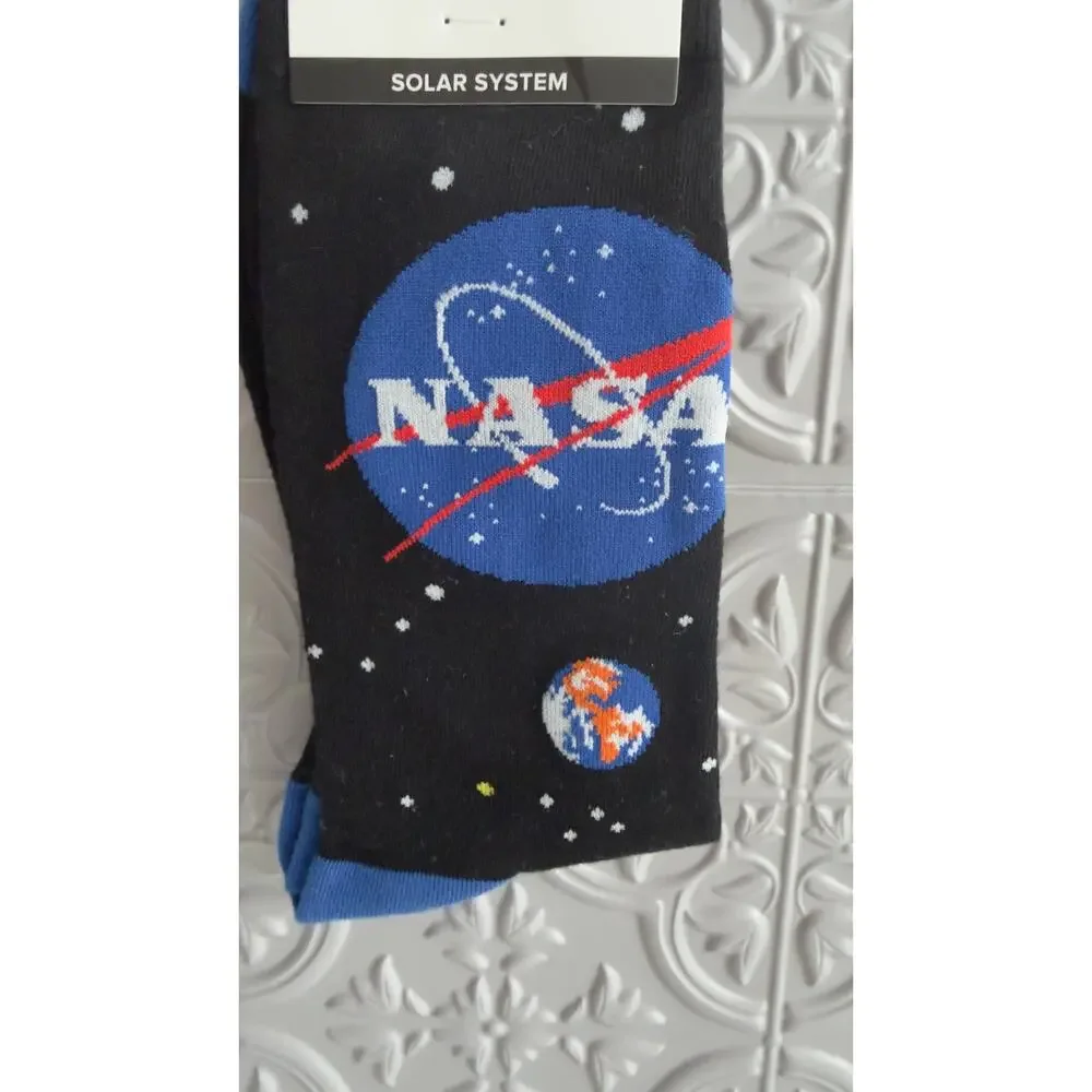 Sock It To Me Men's NASA Solar System Crew Socks NWT (Size 7-13)